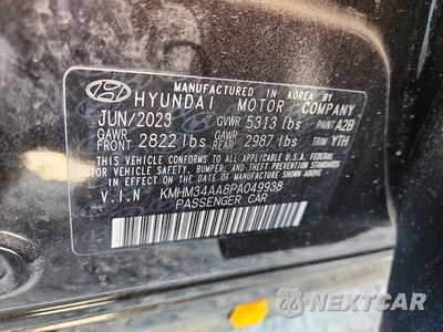 Zdjęcie 12 z 12 samochodu: 2023 HYUNDAI IONIQ 6 SEL VIN:KMHM34AA8PA049938 - miniatura