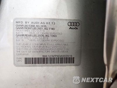 Zdjęcie 13 z 13 samochodu: 2013 AUDI Q5 PREMIUM PLUS VIN:WA1LFAFP4DA003919 - miniatura