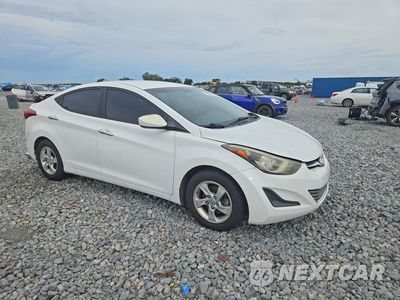 Czwarte zdjęcie samochodu z boku: 2014 HYUNDAI ELANTRA SE VIN:5NPDH4AE5EH477786 - miniatura