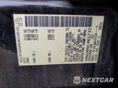 Zdjęcie 12 z 12 samochodu: 2014 NISSAN MAXIMA 3.5 S VIN:1N4AA5APXEC465732 - miniatura
