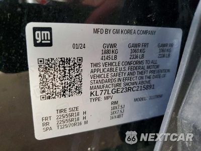 Zdjęcie 14 z 14 samochodu: 2024 CHEVROLET TRAX 1RS VIN:KL77LGE23RC215891 - miniatura