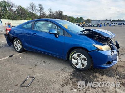 Czwarte zdjęcie samochodu z boku: 2013 HONDA CIVIC LX VIN:2HGFG3B52DH526763 - miniatura