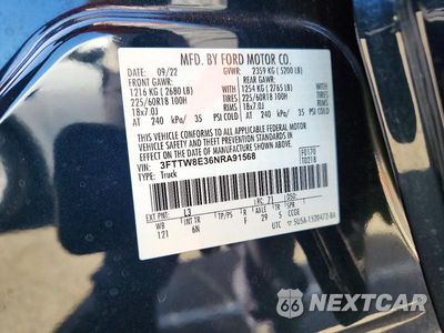 Zdjęcie 13 z 13 samochodu: 2022 FORD MAVERICK XL VIN:3FTTW8E36NRA91568 - miniatura