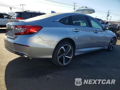 Trzecie zdjęcie samochodu z tyłu: 2019 HONDA ACCORD SPORT VIN:1HGCV2E32KA000299 - miniatura