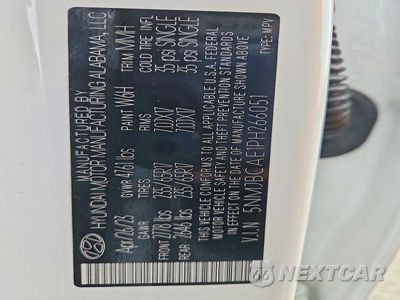 Zdjęcie 14 z 14 samochodu: 2023 HYUNDAI TUCSON SEL VIN:5NMJBCAE1PH266051 - miniatura