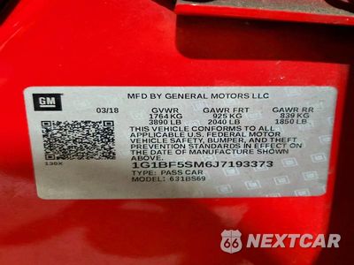 Zdjęcie 12 z 12 samochodu: 2018 CHEVROLET CRUZE PREMIER VIN:1G1BF5SM6J7193373 - miniatura
