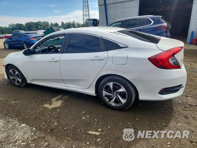 Drugie zdjęcie samochodu z przodu: 2019 HONDA CIVIC LX VIN:2HGFC2F6XKH606382 - miniatura