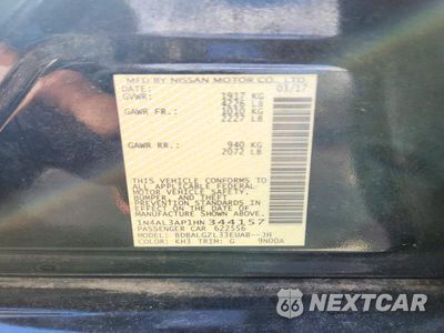 Zdjęcie 12 z 12 samochodu: 2017 NISSAN ALTIMA 2.5 S VIN:1N4AL3AP1HN344157 - miniatura