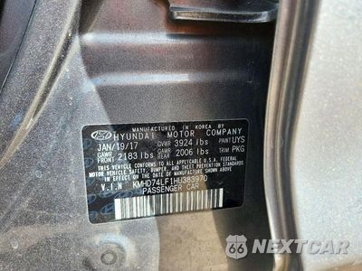 Zdjęcie 12 z 12 samochodu: 2017 HYUNDAI ELANTRA SE VIN:KMHD74LF1HU383970 - miniatura