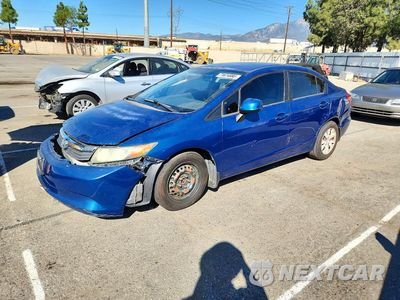 2012 HONDA CIVIC LX 19XFB2F54CE344686 - główne zdjęcie licytacji z USA - miniatura