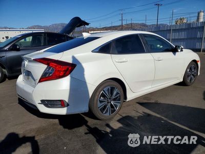 Trzecie zdjęcie samochodu z tyłu: 2018 HONDA CIVIC EXL VIN:JHMFC1F74JX026989 - miniatura