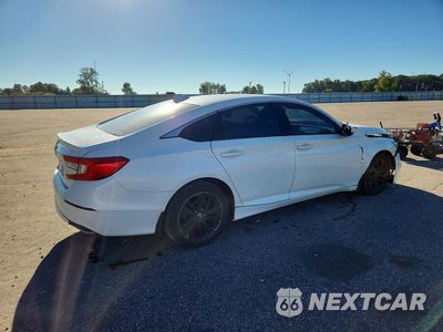 Trzecie zdjęcie samochodu z tyłu: 2018 HONDA ACCORD LX VIN:1HGCV1F17JA115941 - miniatura