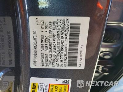 Zdjęcie 13 z 13 samochodu: 2018 HONDA ACCORD TOURING VIN:1HGCV1F92JA049076 - miniatura