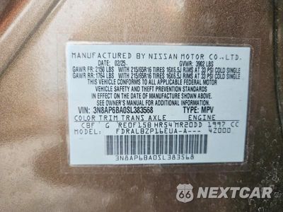 Zdjęcie 13 z 13 samochodu: 2025 NISSAN KICKS S VIN:3N8AP6BA0SL383568 - miniatura