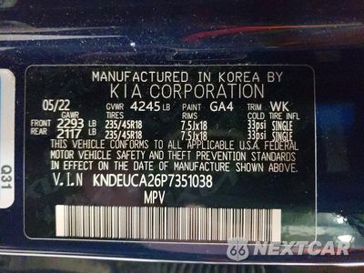 Zdjęcie 14 z 14 samochodu: 2023 KIA SELTOS NIGHTFALL VIN:KNDEUCA26P7351038 - miniatura