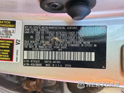 Zdjęcie 13 z 13 samochodu: 2009 TOYOTA VENZA FWD V6 VIN:4T3ZK11A69U009471 - miniatura