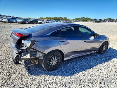 Trzecie zdjęcie samochodu z tyłu: 2019 HONDA CIVIC LX VIN:19XFC2F63KE008225 - miniatura
