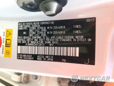 Zdjęcie 13 z 13 samochodu: 2017 LEXUS NX 200T BASE VIN:JTJBARBZ2H2128131 - miniatura
