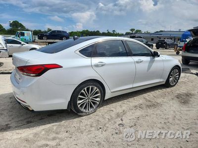 Trzecie zdjęcie samochodu z tyłu: 2017 GENESIS G80 3.8 VIN:KMHGN4JE6HU189433 - miniatura