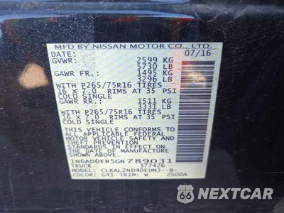 Zdjęcie 13 z 13 samochodu: 2016 NISSAN FRONTIER DESERT RUNNER VIN:1N6AD0ER5GN789031 - miniatura
