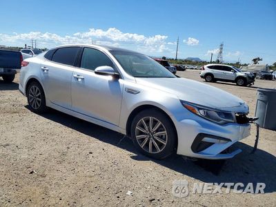 Czwarte zdjęcie samochodu z boku: 2019 KIA OPTIMA EX VIN:5XXGU4L17KG344716 - miniatura