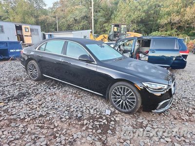 Czwarte zdjęcie samochodu z boku: 2024 MERCEDES-BENZ S 580 4MATIC VIN:W1K6G7GB7RA285217 - miniatura