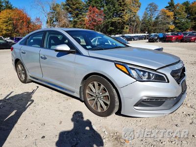 Czwarte zdjęcie samochodu z boku: 2017 HYUNDAI SONATA LIMITED VIN:5NPE34AF6HH449799 - miniatura