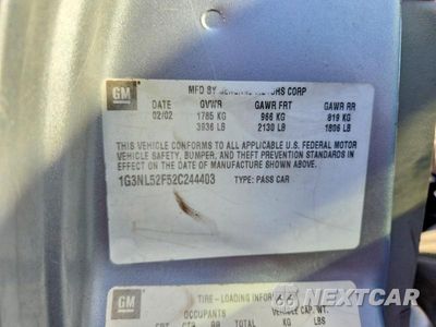 Zdjęcie 13 z 13 samochodu: 2002 OLDSMOBILE ALERO GL VIN:1G3NL52F52C244403 - miniatura
