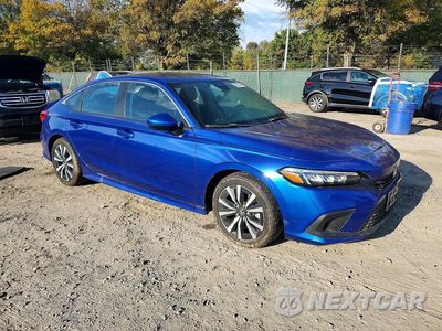Czwarte zdjęcie samochodu z boku: 2022 HONDA CIVIC EX VIN:2HGFE1F72NH320656 - miniatura