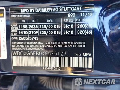 Zdjęcie 13 z 13 samochodu: 2019 MERCEDES-BENZ GLC 350E VIN:WDC0G5EB0KF575129 - miniatura