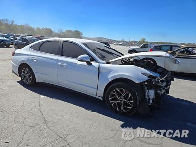 Czwarte zdjęcie samochodu z boku: 2022 HYUNDAI SONATA SEL VIN:KMHL64JA5NA228373 - miniatura