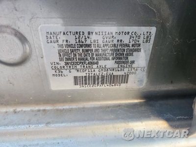 Zdjęcie 12 z 12 samochodu: 2015 NISSAN VERSA NOTE S PLUS VIN:3N1CE2CPXFL406840 - miniatura