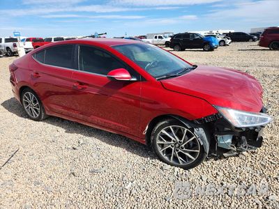 Czwarte zdjęcie samochodu z boku: 2019 HYUNDAI ELANTRA LIMITED VIN:KMHD84LF8KU795825 - miniatura