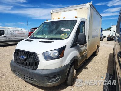 2022 FORD TRANSIT BOX TRUCK 1FDBF6P83NKA77684 - główne zdjęcie licytacji z USA - miniatura