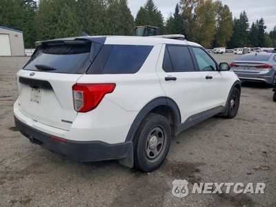Trzecie zdjęcie samochodu z tyłu: 2020 FORD EXPLORER POLICE INTERCEPTOR VIN:1FM5K8AW4LGA83845 - miniatura