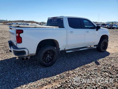 Trzecie zdjęcie samochodu z tyłu: 2020 CHEVROLET SILVERADO C1500 RST VIN:3GCPWDED0LG376617 - miniatura