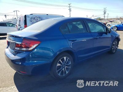 Trzecie zdjęcie samochodu z tyłu: 2014 HONDA CIVIC EX VIN:19XFB2F86EE213014 - miniatura