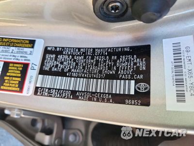 Zdjęcie 12 z 12 samochodu: 2014 TOYOTA CAMRY HYBRID XLE VIN:4T1BD1FK4EU140317 - miniatura