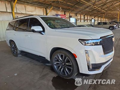 Czwarte zdjęcie samochodu z boku: 2022 CADILLAC ESCALADE PREMIUM LUXURY VIN:1GYS3BKL6NR305843 - miniatura