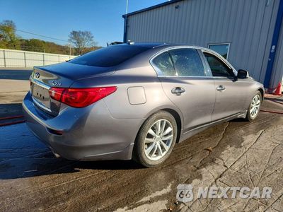 Trzecie zdjęcie samochodu z tyłu: 2015 INFINITI Q50 BASE VIN:JN1BV7AP9FM339889 - miniatura