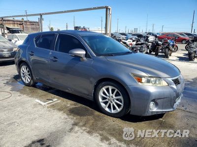 Czwarte zdjęcie samochodu z boku: 2012 LEXUS CT 200 VIN:JTHKD5BH9C2121100 - miniatura
