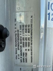 Zdjęcie 10 z 10 samochodu: 2013 HINO 258/268 VIN:5PVNE8JT8D4S55122 - miniatura