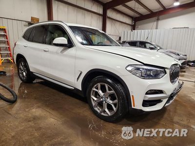 Czwarte zdjęcie samochodu z boku: 2021 BMW X3 XDRIVE30I VIN:5UXTY5C06M9E36952 - miniatura