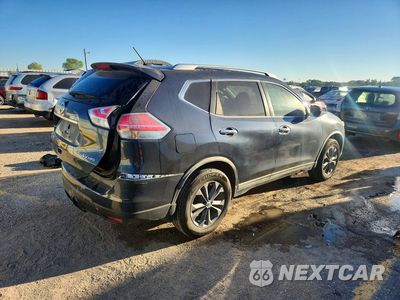 Trzecie zdjęcie samochodu z tyłu: 2016 NISSAN ROGUE SV VIN:KNMAT2MV1GP656772 - miniatura