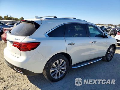 Trzecie zdjęcie samochodu z tyłu: 2015 ACURA MDX TECHNOLOGY VIN:5FRYD4H47FB021720 - miniatura