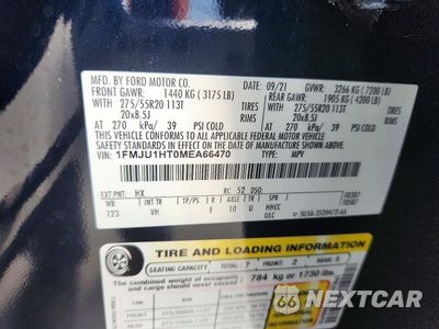 Zdjęcie 13 z 13 samochodu: 2021 FORD EXPEDITION XLT VIN:1FMJU1HT0MEA66470 - miniatura