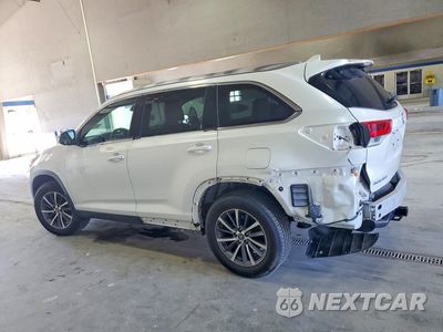 Drugie zdjęcie samochodu z przodu: 2019 TOYOTA HIGHLANDER XLE VIN:5TDJZRFH6KS619231 - miniatura