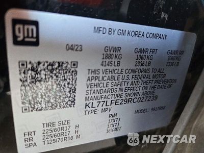 Zdjęcie 13 z 13 samochodu: 2024 CHEVROLET TRAX LS VIN:KL77LFE29RC027239 - miniatura
