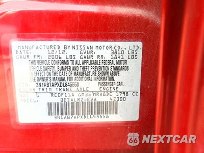 Zdjęcie 12 z 12 samochodu: 2013 NISSAN SENTRA S VIN:3N1AB7APXDL645558 - miniatura