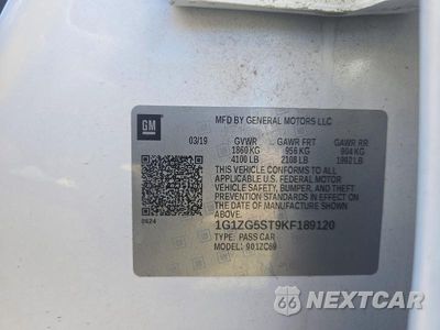 Zdjęcie 12 z 12 samochodu: 2019 CHEVROLET MALIBU RS VIN:1G1ZG5ST9KF189120 - miniatura